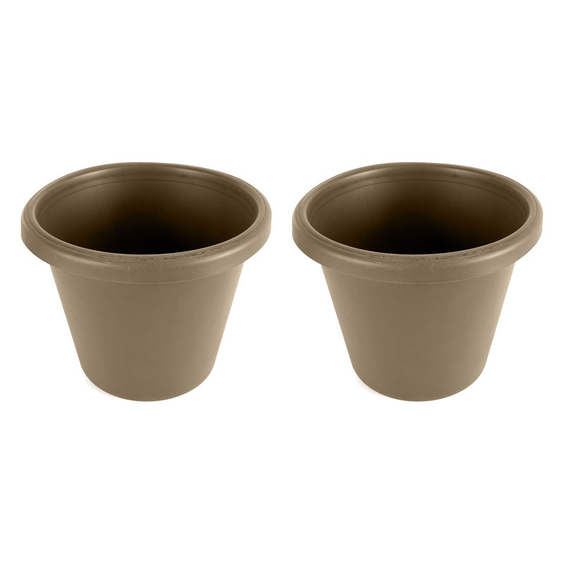Yailen Pot Planter, 13.25" H X 17" W X 17" D, Sandstone