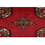 Tapis rouge rectangulaire unique de 3 pi 11 po x 5 pi 9 po Righley