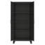 Armoire de rangement en métal avec 2 portes et tablettes réglables-1129256476