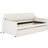 Twin Daybed With Trundle And Interface - Beige Hue Foldable Charging