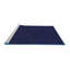 Tapis bleu tissé à la machine-1571192657