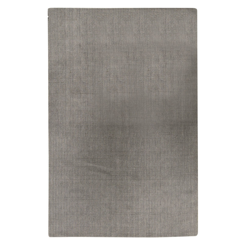 High-Quality Hand-Knotted Grey And Brown Area Rug