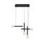 4 - Light Black LED Cluster Pendant