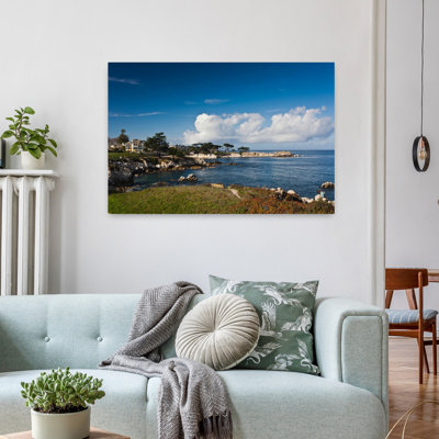Coastline Monterey Bay Monterey California Usa Abstract Contemporary Landscape Nature Art
