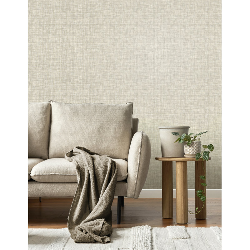 10m x 52cm Wallpaper Roll, Cream