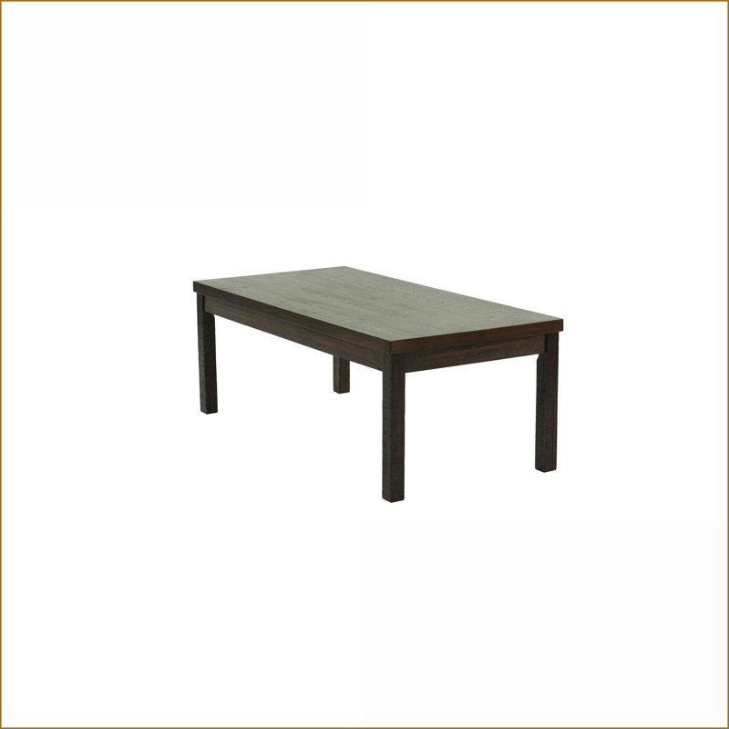 Ensemble de tables basses 3 pièces Espresso Classic pour le salon - Bois de pin robuste et amp; Panneau de particules, conception à lignes épurées
