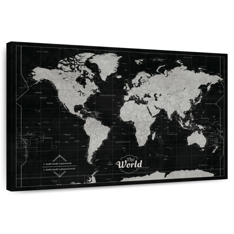 Pin's personnalisé Altaira World - foncé, H 8 po x l 12 po, Oui