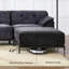 Canapé-lit modulaire en chenille Modern-1374773423