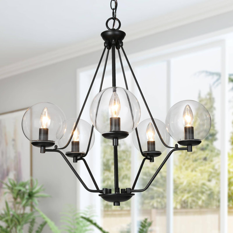 Lustre sphérique Spoutnik à 5 lumières Beesley