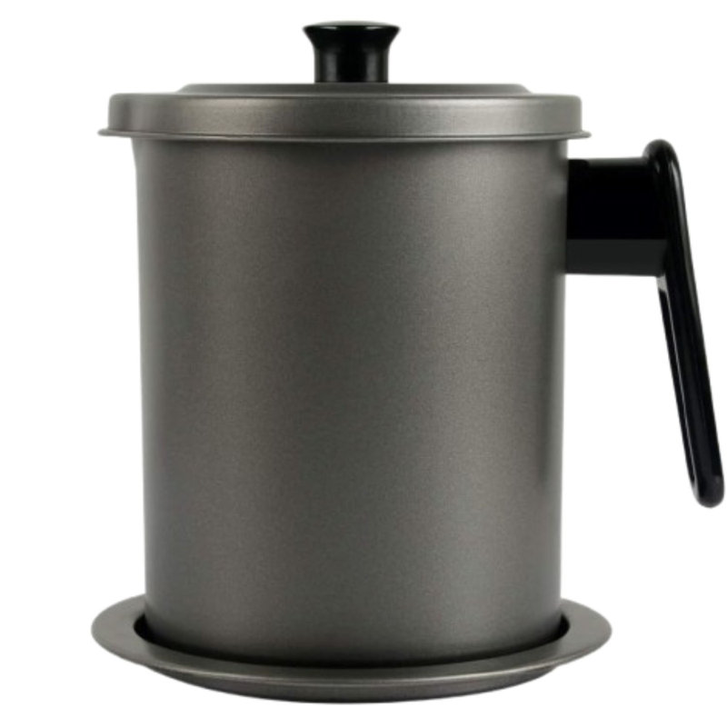 Bacon Grease Container With Strainer
