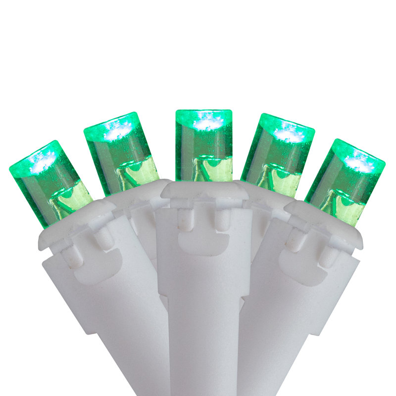 Goldena 105'' LED String Lights, Green, 70