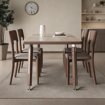 Table de salle à manger rectangulaire européenne