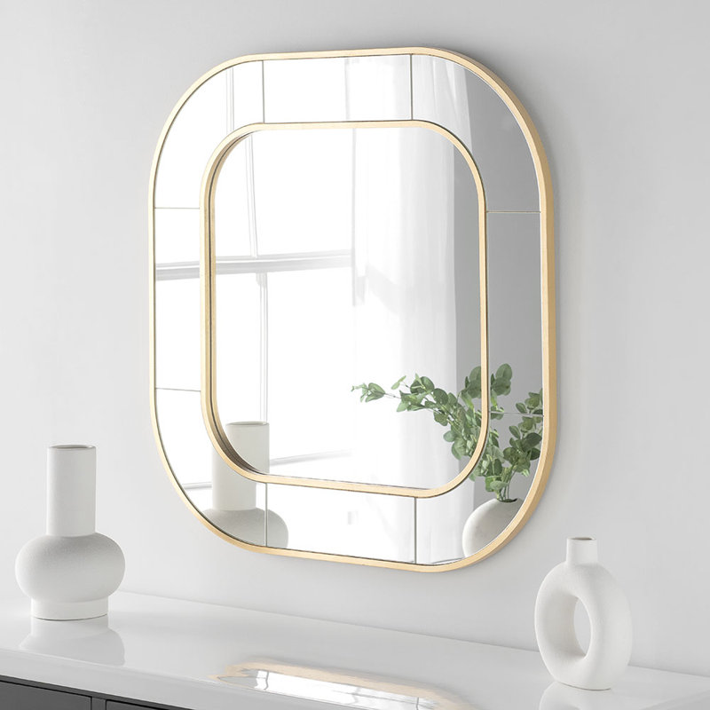 Square Mirror, Gold