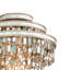 Plafonnier semi-encastré 3 lumières 18 po Dolcetti