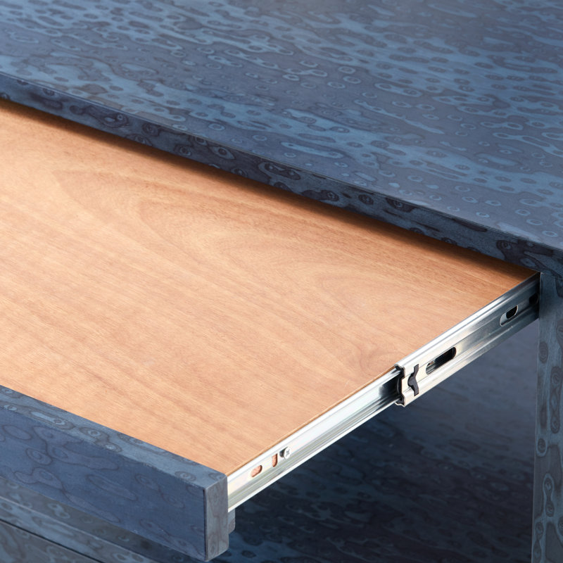 Lugano End Table, Deep Navy