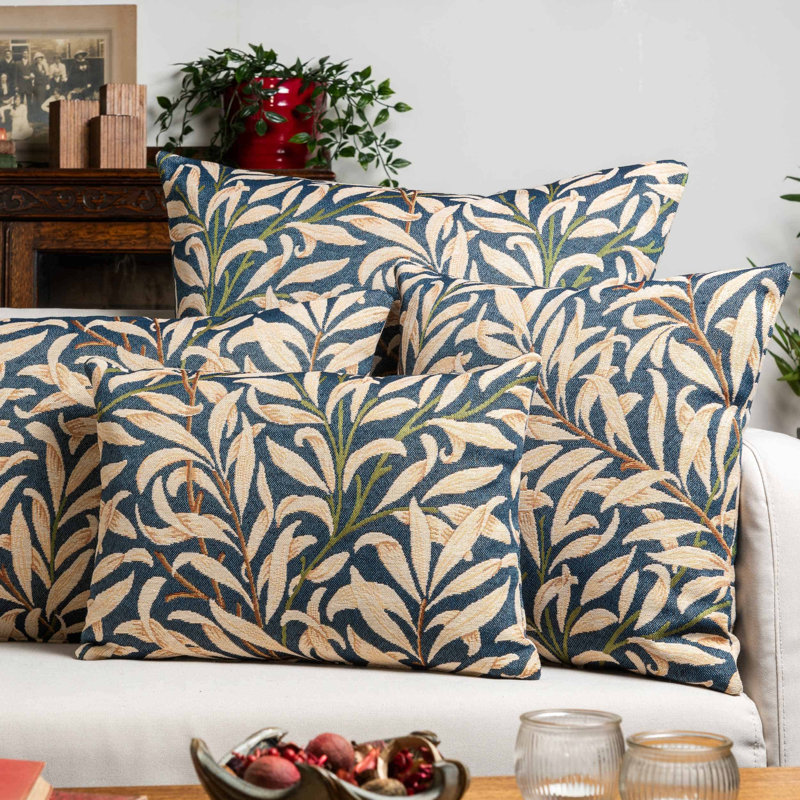 Blue Cushion, 43x43cm, Feather filled