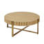 Table basse ronde moderne de 31,5 pouces pour salon, petite table basse Modern Handcraft