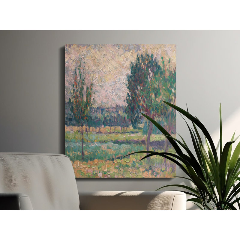 Dake 1 Piece Wrapped Canvas Wall Art Set, 24x30
