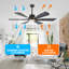 Ventilateur de plafond Hydle 60-1395436600
