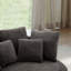Fauteuil demi-tonneau rembourré avec housse, fauteuil surdimensionné moderne avec 7 coussins-122812007