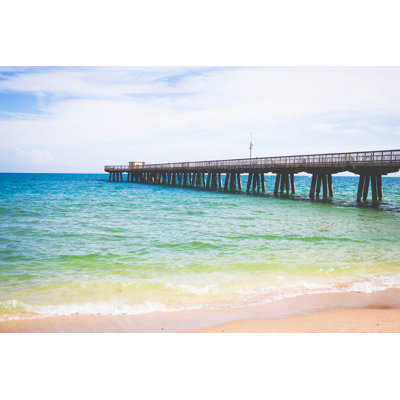 The Pier - Wrapped Canvas Print