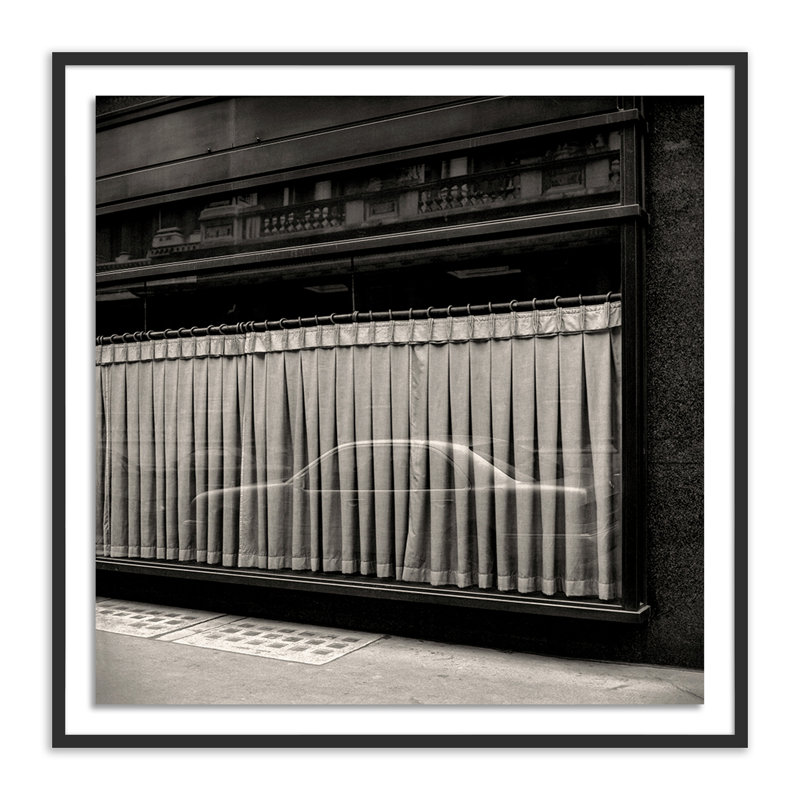 Cecconis Print by Guy Sargent, Black, 32" H x 32" W x 1.5" D