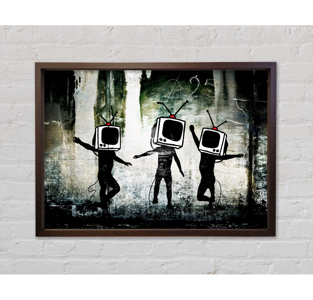 Banksy Tv Kids - Druck