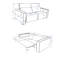 NOLAN 3 SEATER RECLINER SOFA