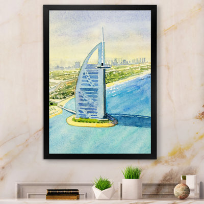Décoration hôtelière de style pastel à la main, hôtel de Dubaï