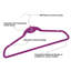 Cintres en velours mauve