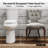 21'' Extra Tall Toilet Comfortable SeatHeight 1.28 GPF Elongated Floor Mounted Two-Piece Toilet (Seat Included)-101884383