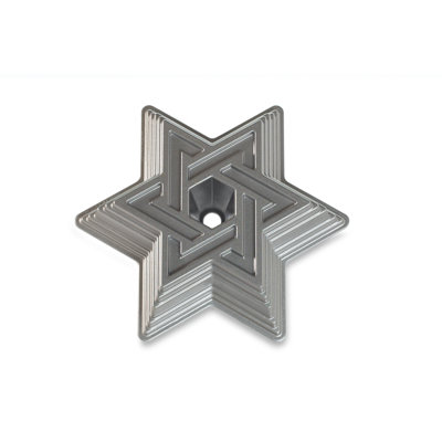 Nordic Ware Star Of David Cake Bundt In Gray