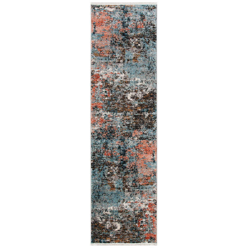 Jacinto Abstract Hand Woven Area Rug, Runner 66 x 244 cm