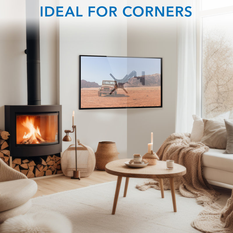 Mount-It! Full Motion Tv Wall Mount With Gas Spring Arm, Fits 23 - 55 In. Screens
