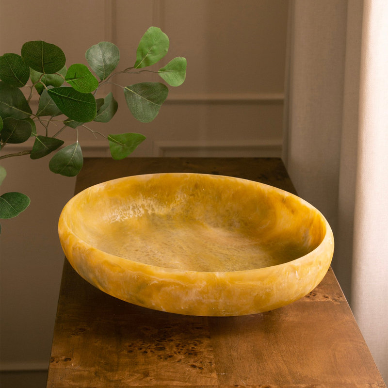 Resin Fruit Bowl, Matcha