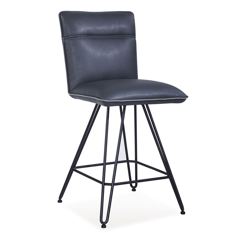 Tabouret de bar et de comptoir Vangorder, Cobalt, Tabouret de comptoir (assise de 24 po de hauteur)