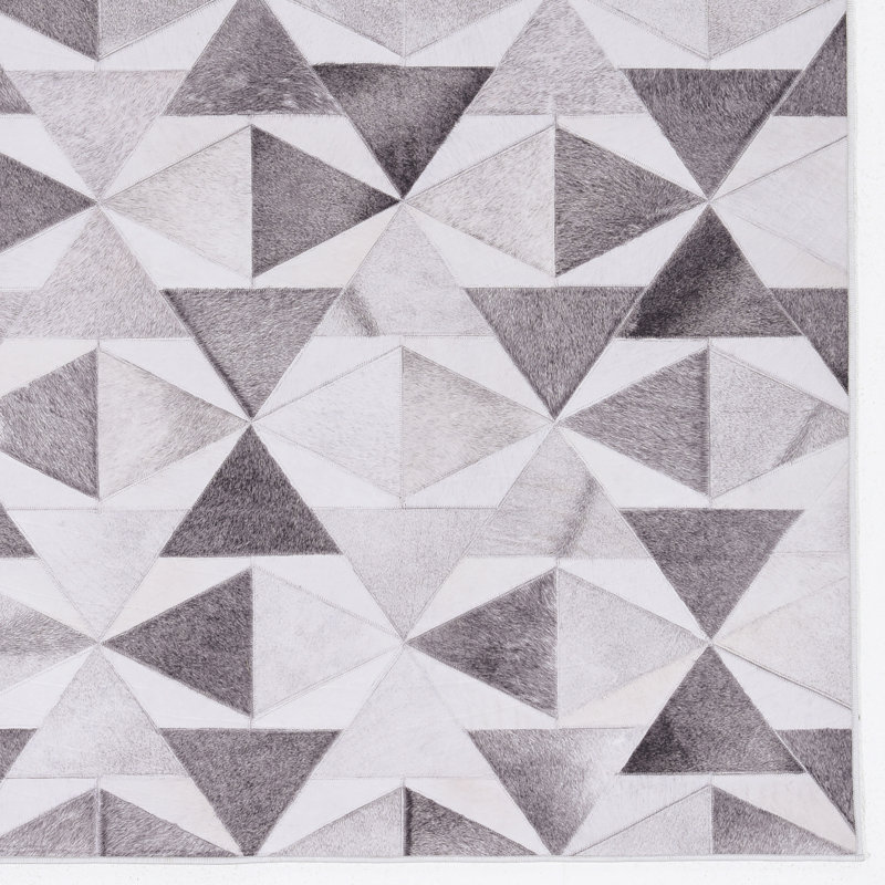 Tapis gris / noir Jameown, Rectangle 3 pi x 5 pi