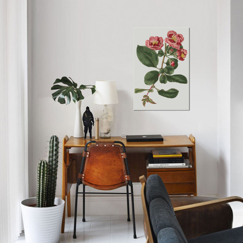 «Floral Gems I» par Vision Studio, reproduction d'impression sur toile tendue, H 26 po x l 18 po x P 1,5 po, Pas de tapis