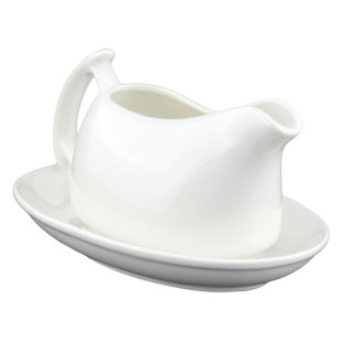 White Tie Gravy Boat