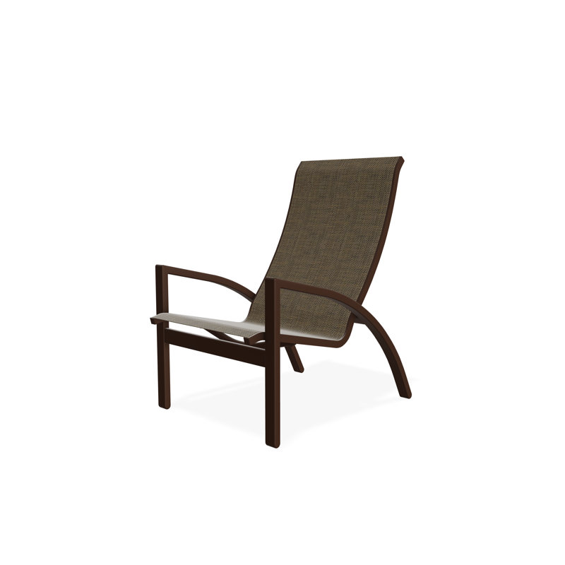 Kendall Outdoor Lounge Chair, Kona, Elevation Stone