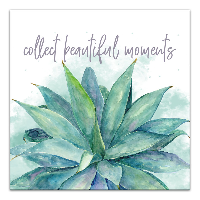 " Collect Beautiful Moments " Print, 24" H x 24" W x 1.25" D