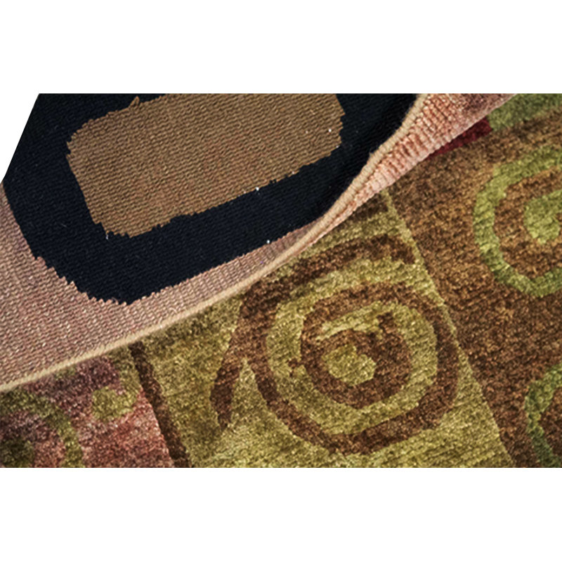 Hand-Knotted High-Quality Multi-Colored Area Rug