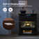 Wadeeah 26.75'' H Transitional Nightstand with Built-In Power Station and LED Light Strip