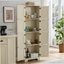 Armoire de rangement autoportante avec 8 portes et 4 tablettes pour le salon, la cuisine, la salle à manger et le bureau-2061655969