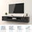 High Gloss TV Stand with Storage to 80'', Floating Entertainment Center with LED for Living Room-693467031