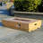 Falon Rectangle Concrete Propane Smokeless Fire Pit Table