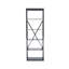 Neethu 5 Tiered Glass Display Shelf Unit for Living Room, Home Office Metal Shelving Unit for Storage