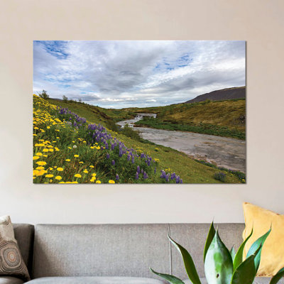 « minuit en islande », reproduction de photo sur toile