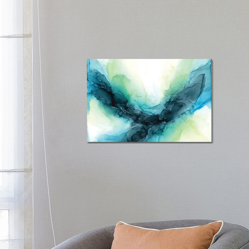 Dramatic Lime by Elizabeth Karlson - Print on Canvas, Wrapped Canvas, 101.6 cm H x 66.04 cm W x 3.175 cm D