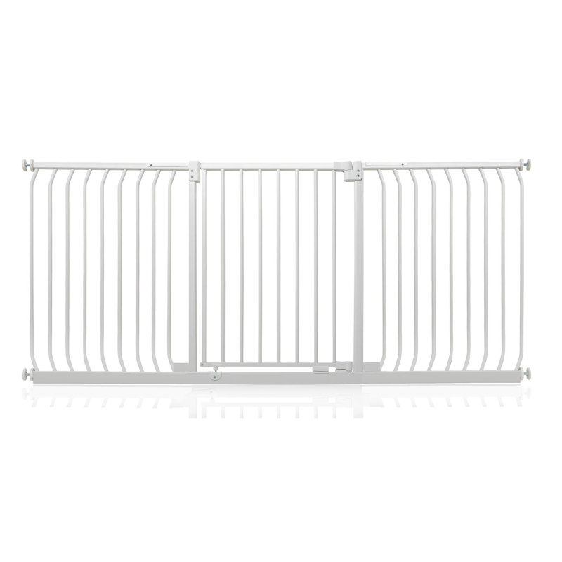 Elite Pressure Safety Gate, Matt White, 75cm H x 206cm W x 2.3cm D